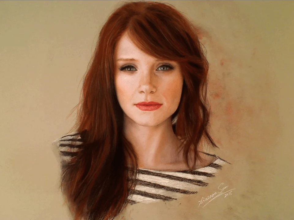 Hand-drawn pastel portrait by Victor Sun, ThePortraitArt